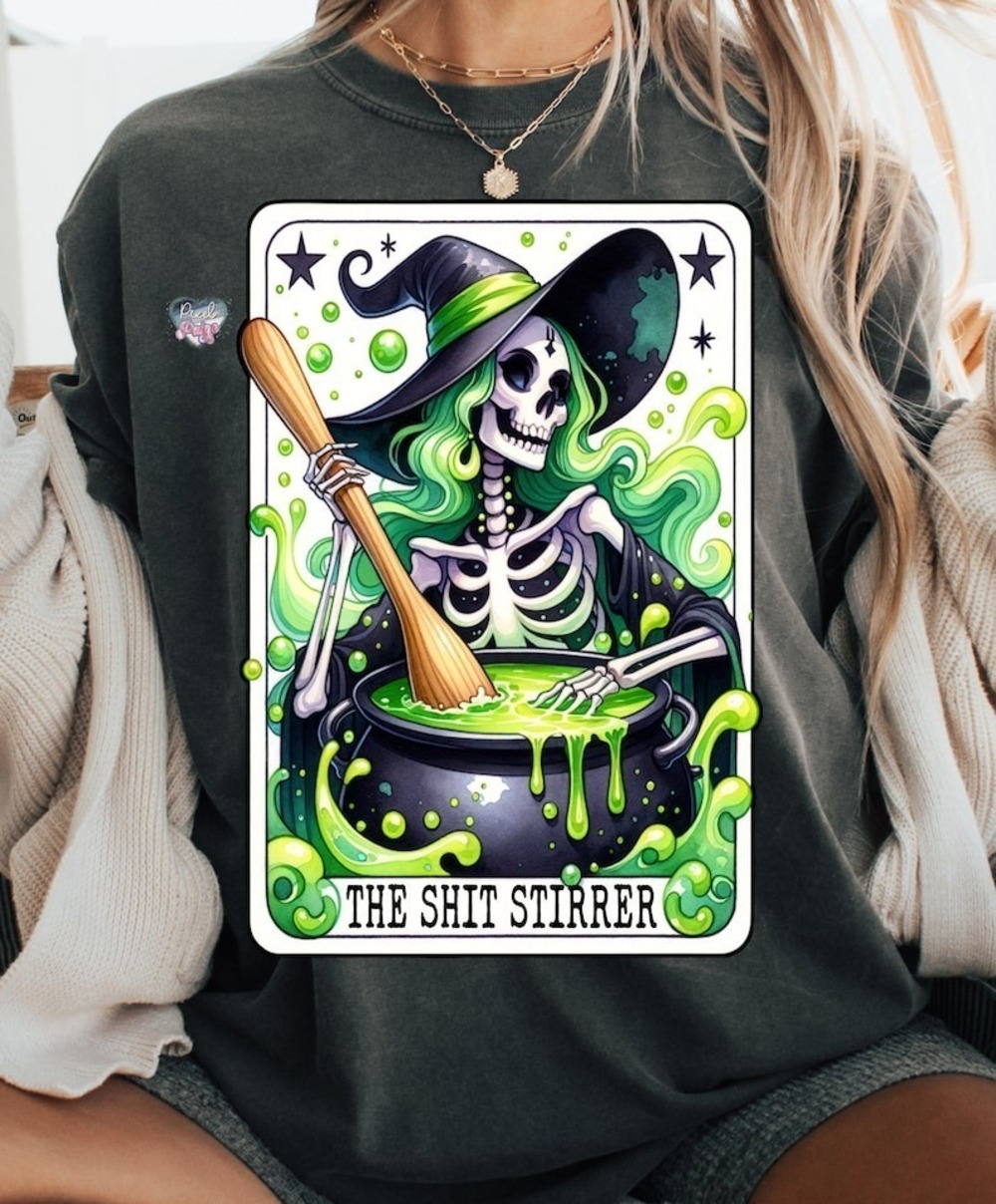 Sarcastic Witch Clipart Tarot Cards